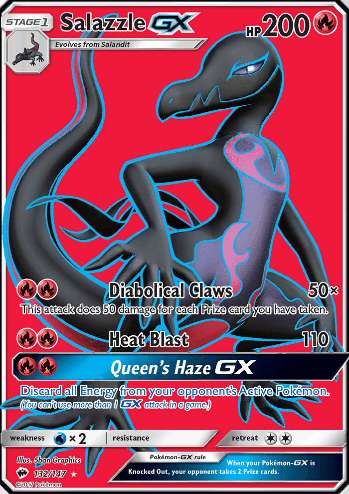 Salazzle GX #132 Burning Shadows