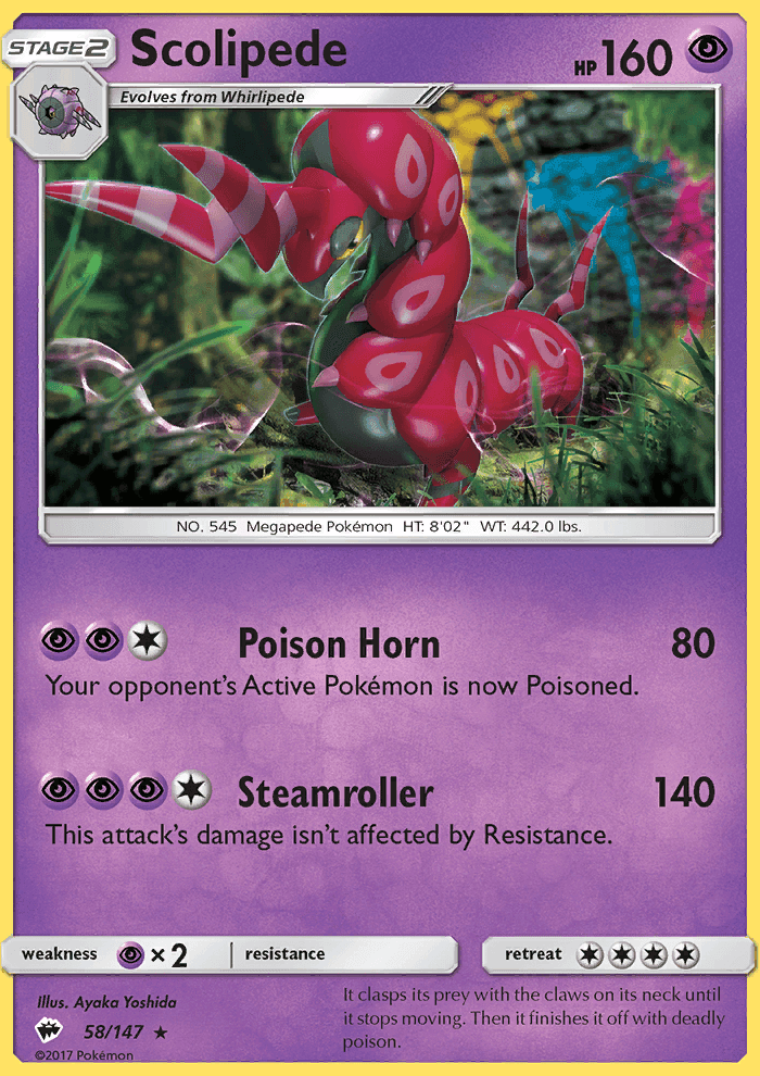 Scolipede #58 Burning Shadows