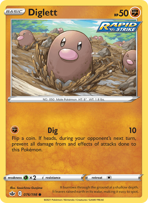 Diglett #076 Chilling Reign