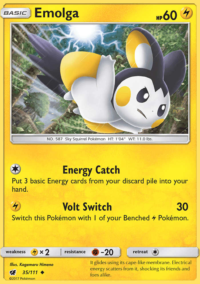 Emolga #35 Crimson Invasion