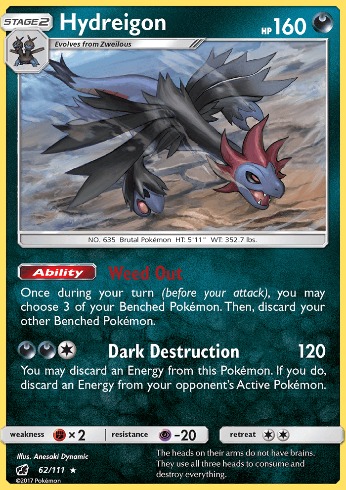 Hydreigon #62 Crimson Invasion