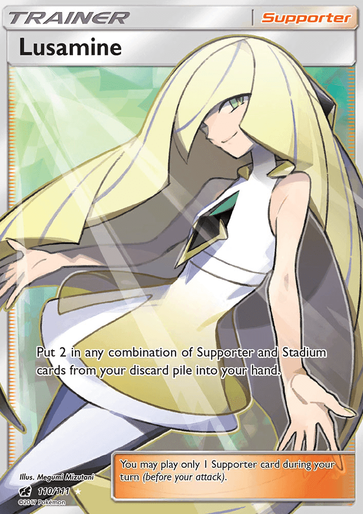 Lusamine #110 Crimson Invasion