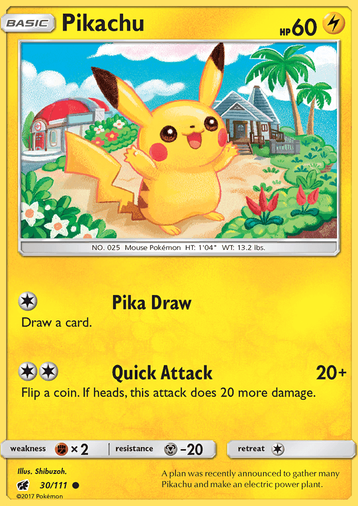 Pikachu #30 Crimson Invasion
