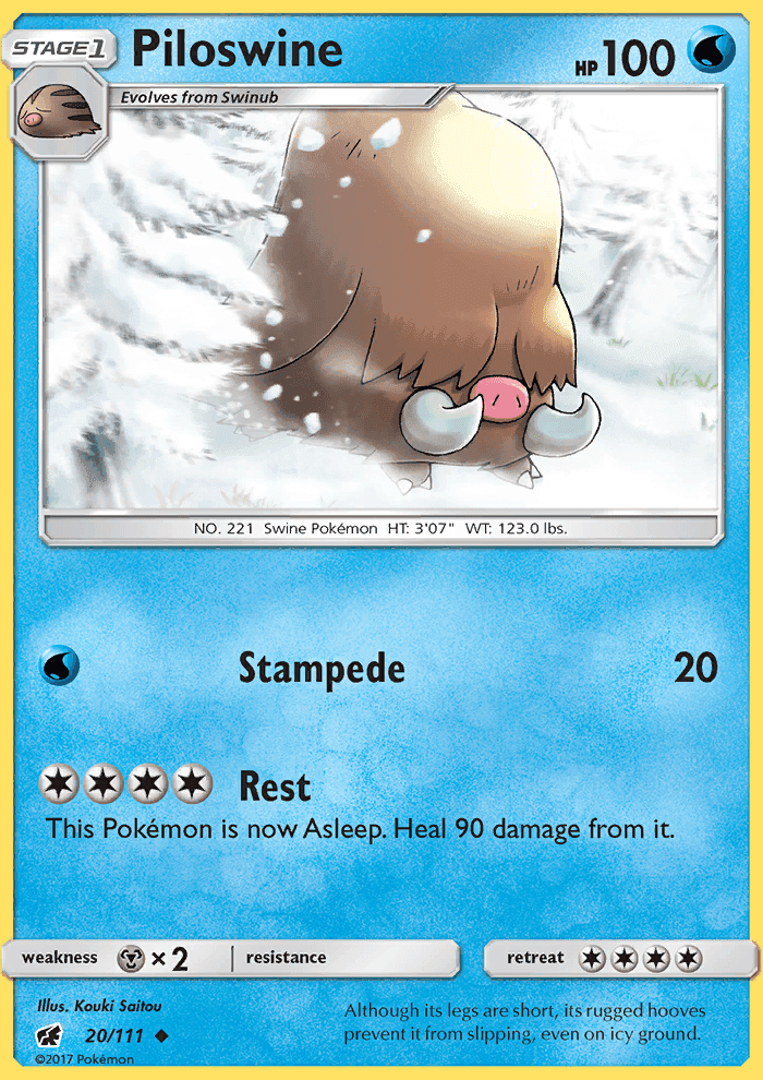 Piloswine #20 Crimson Invasion