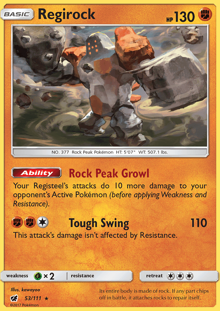 Regirock #53 Crimson Invasion