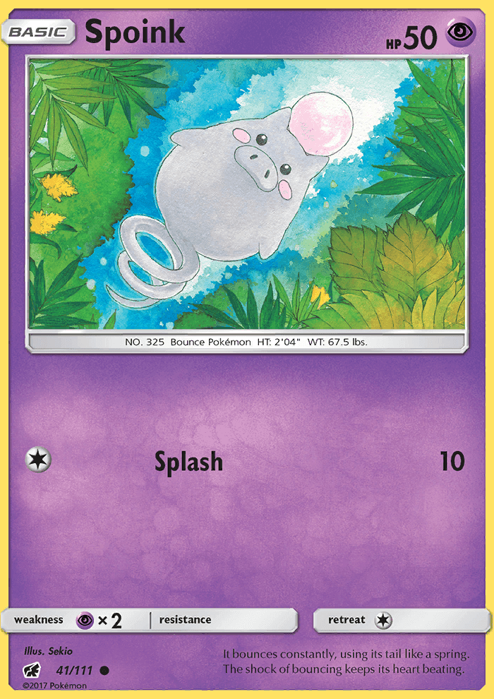 Spoink #41 Crimson Invasion