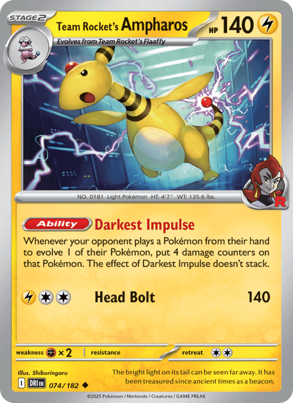 Team Rocket's Ampharos