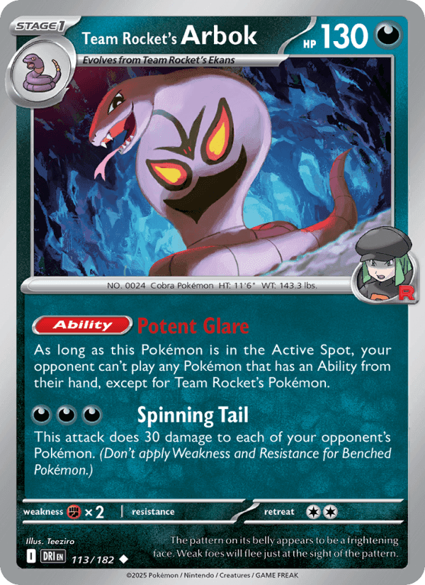 Team Rocket's Arbok