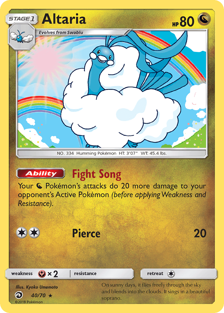 Altaria #40 Dragon Majesty