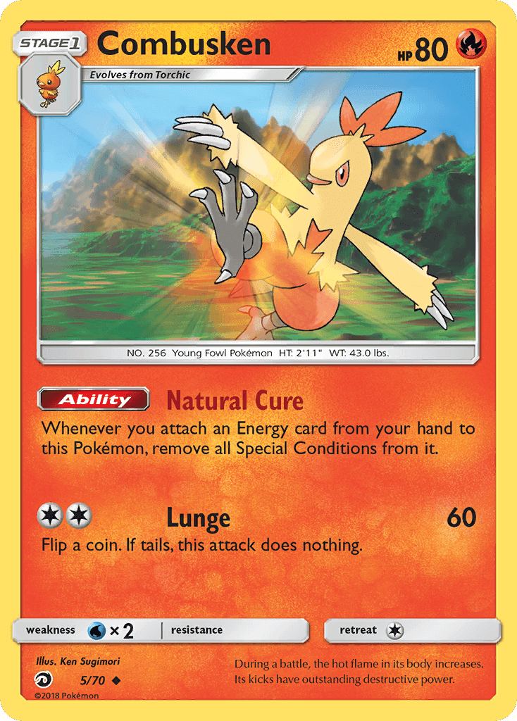 Combusken #5 Dragon Majesty