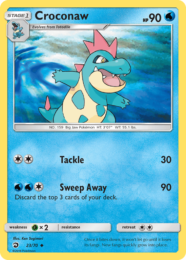 Croconaw #23 Dragon Majesty