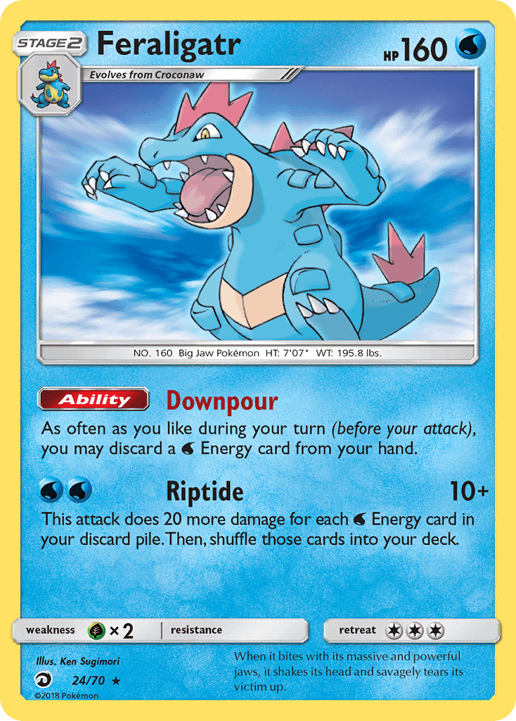 Feraligatr #24 Dragon Majesty