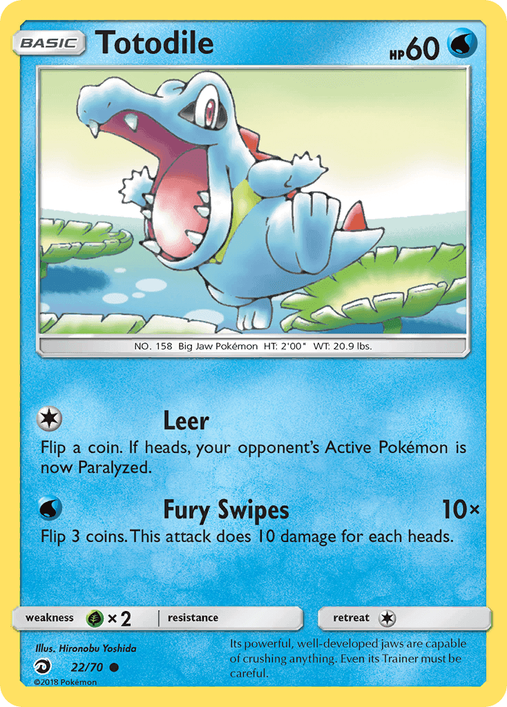 Totodile #22 Dragon Majesty