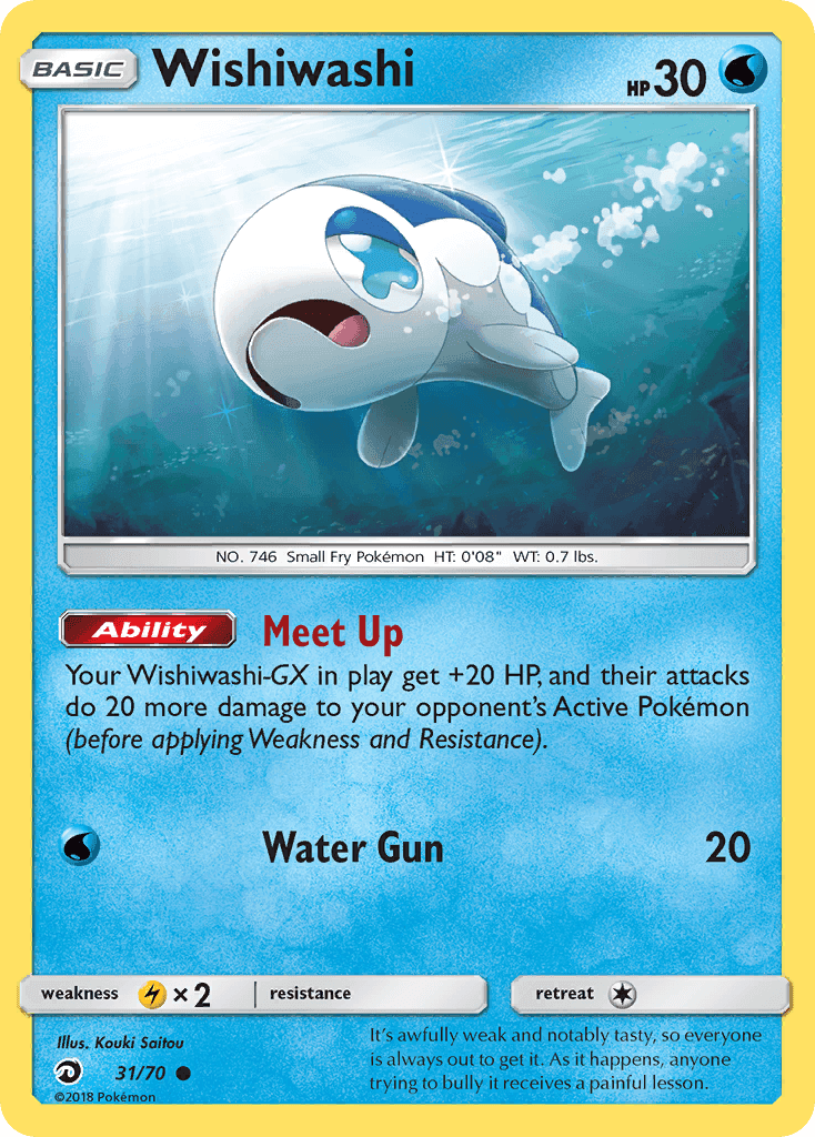 Wishiwashi #31 Dragon Majesty