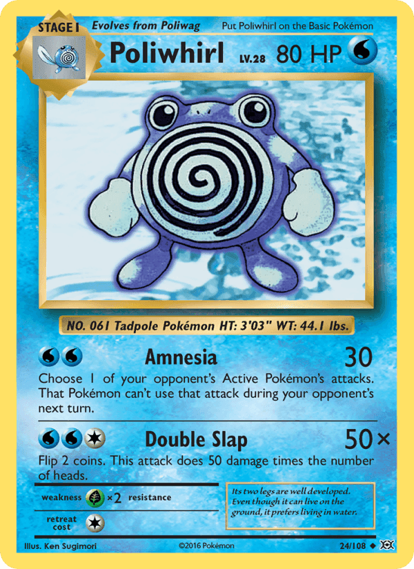Poliwhirl #24 Evolutions