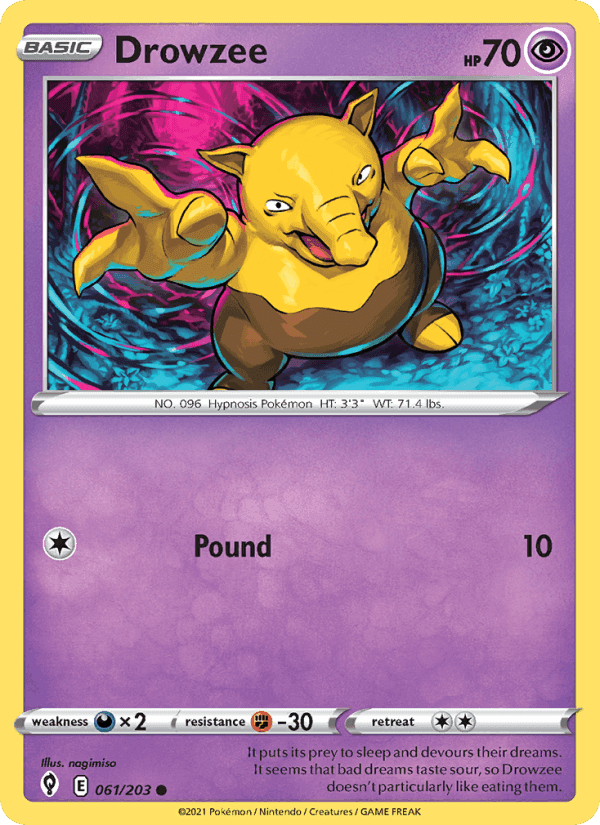 Drowzee #061 Evolving Skies