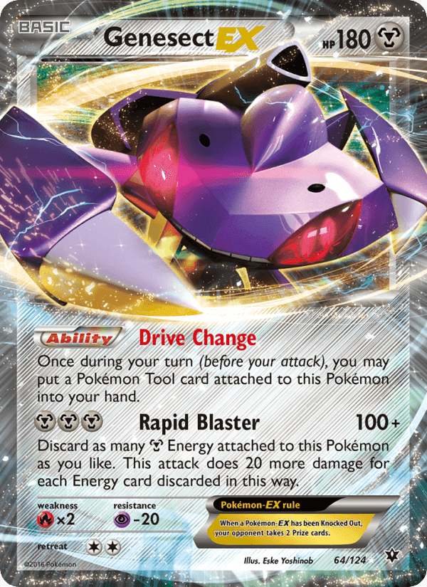 Genesect EX #64 Fates Collide