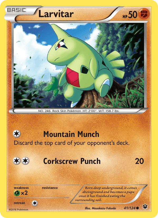 Larvitar #41 Fates Collide