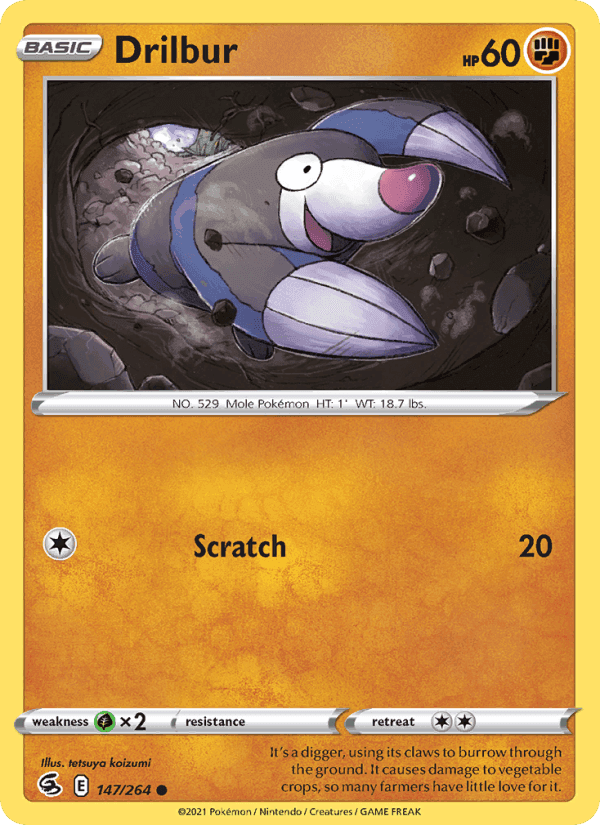Drilbur #147 Fusion Strike