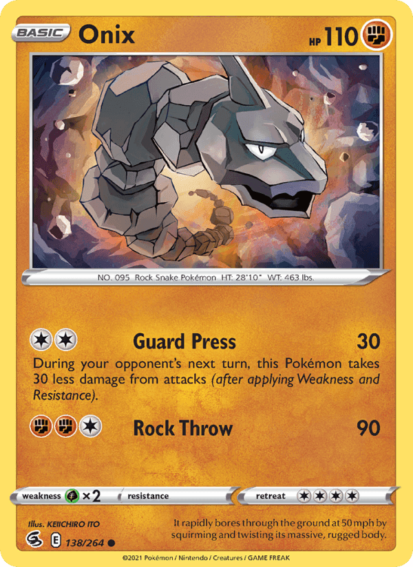 Onix #138 Fusion Strike