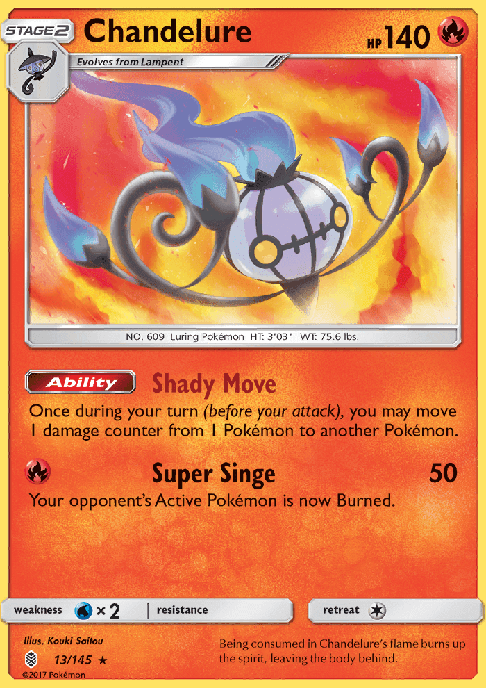 Chandelure #13 Guardians Rising