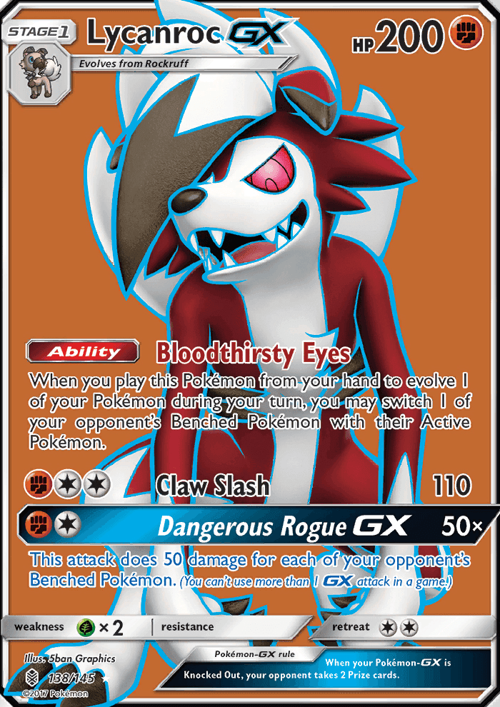 Lycanroc GX #138 Guardians Rising