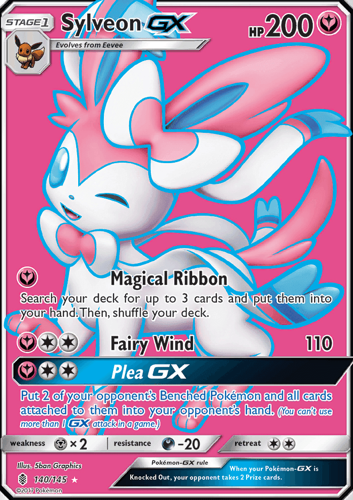 Sylveon GX #140 Guardians Rising