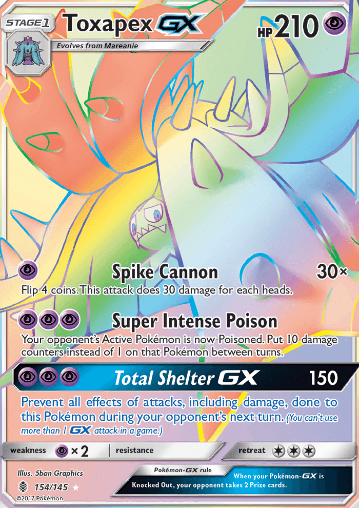 Toxapex GX #154 Guardians Rising