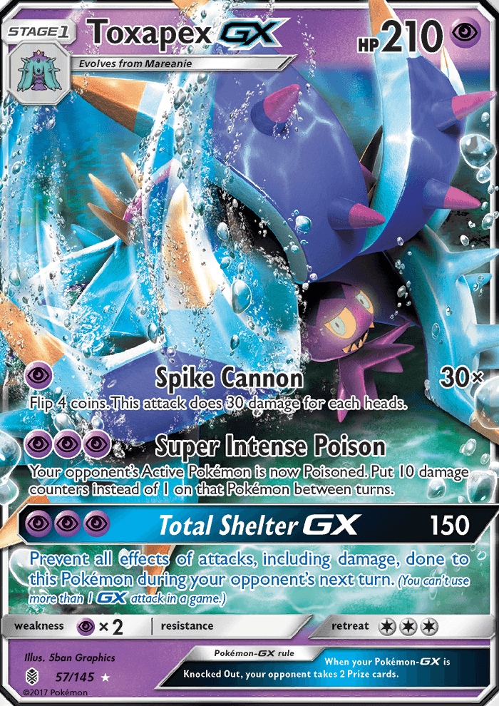 Toxapex GX #57 Guardians Rising