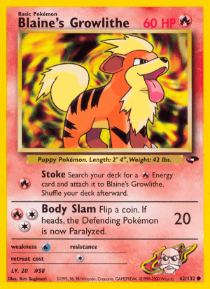 Blaine's Growlithe