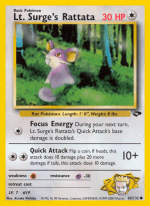 Lt. Surge's Rattata