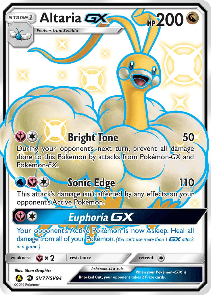 Altaria-GX #SV77 Hidden Fates