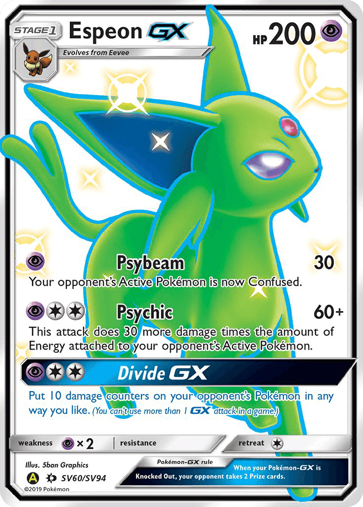 Espeon-GX #SV60 Hidden Fates