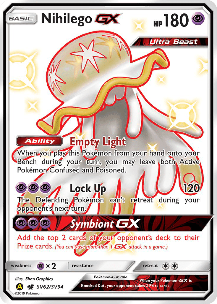 Nihilego-GX #SV62 Hidden Fates