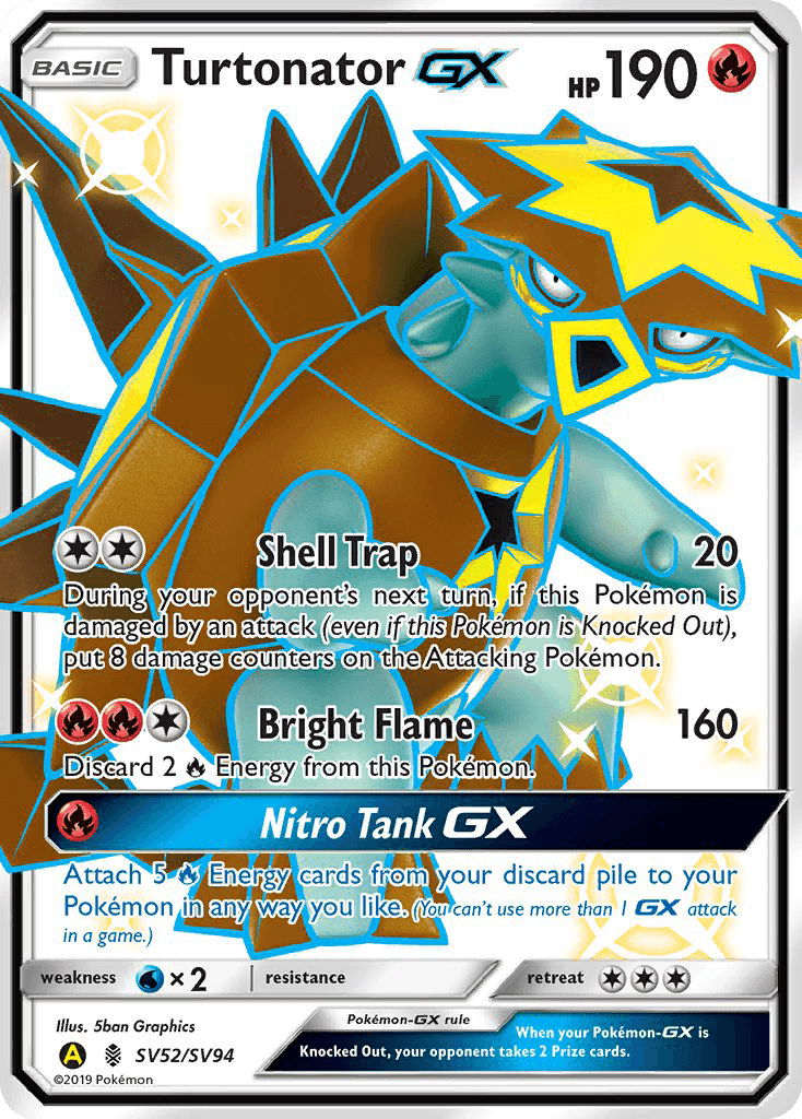 Turtonator-GX #SV52 Hidden Fates