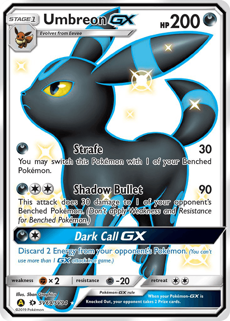 Umbreon-GX #SV69 Hidden Fates