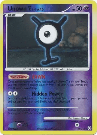 Unown Y