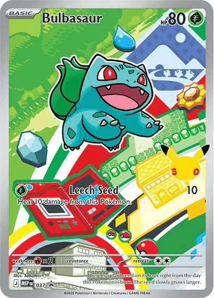 Bulbasaur #037 MEP Black Star Promos