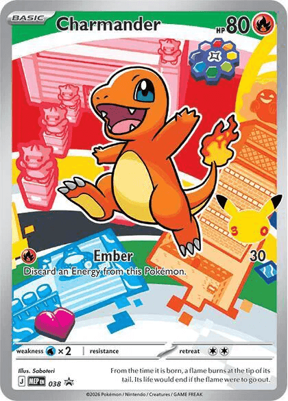 Charmander #038 MEP Black Star Promos
