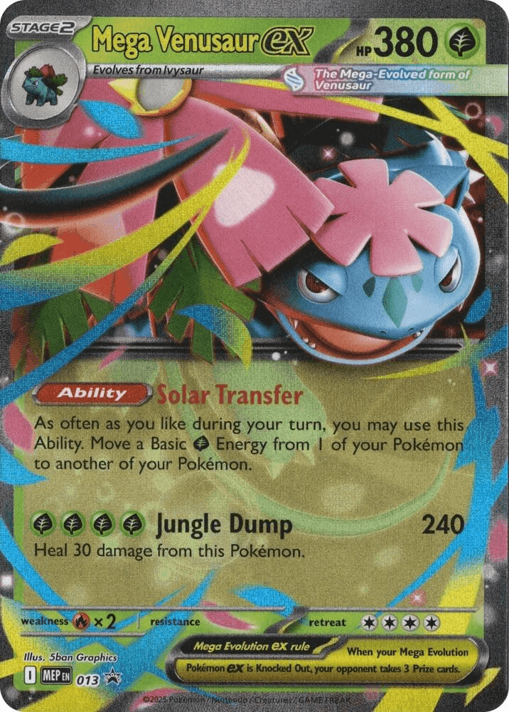Mega Venusaur ex #013 MEP Black Star Promos