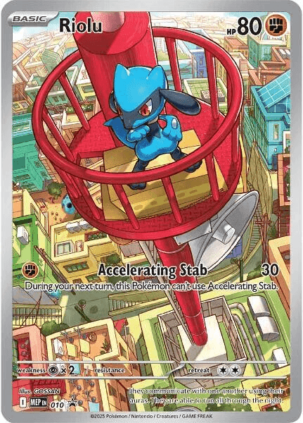 Riolu #010 MEP Black Star Promos