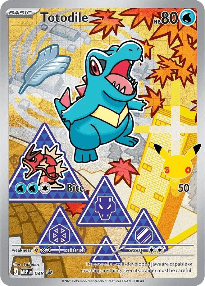Totodile #048 MEP Black Star Promos