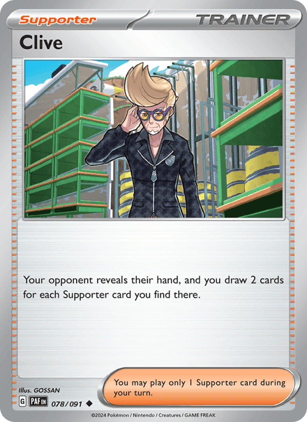Clive #078 Paldean Fates