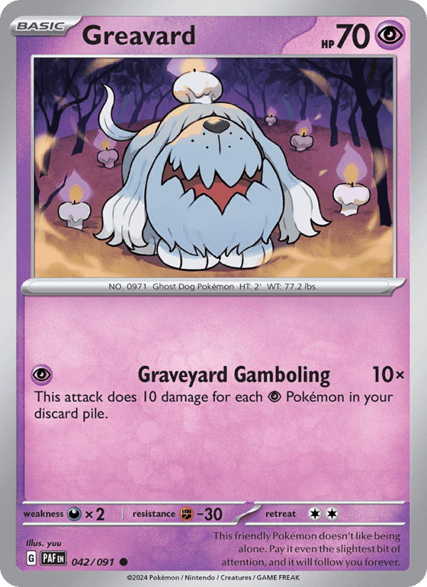 Greavard #042 Paldean Fates