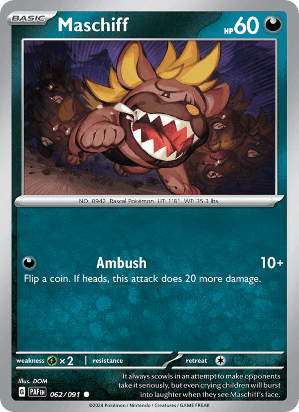 Maschiff #062 Paldean Fates