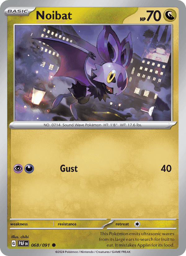 Noibat #068 Paldean Fates