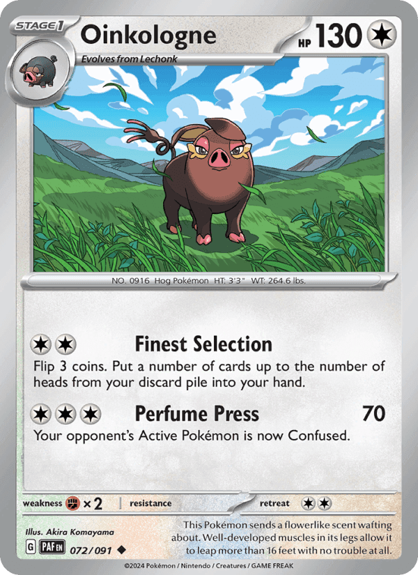 Oinkologne #072 Paldean Fates