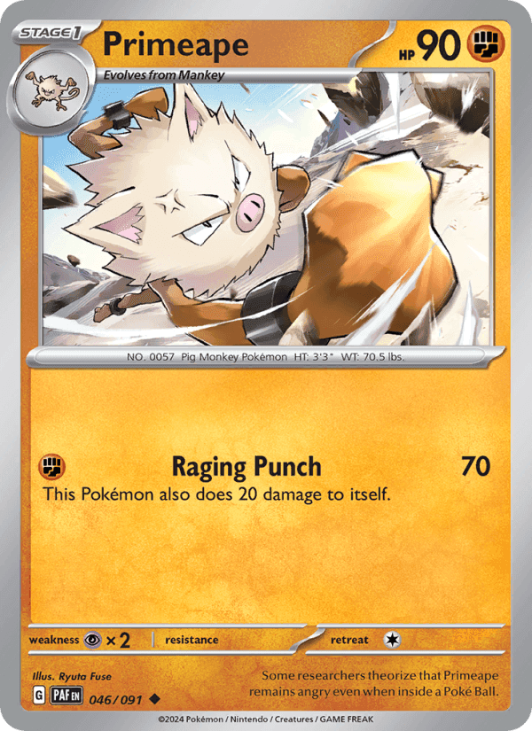 Primeape #046 Paldean Fates