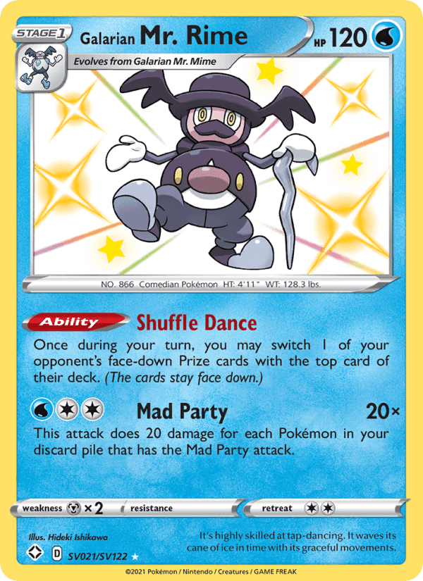 Galarian Mr. Rime #21 Shining Fates