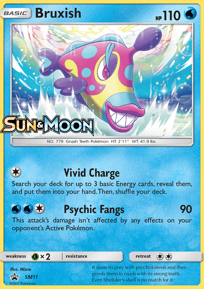 Bruxish #11 SM Black Star Promos